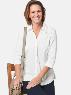 Damen Goldner Blusen><noscript><img width=