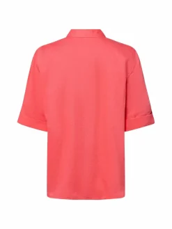 Damen Olsen Blusen>Damen Bluse mit Leinenanteil