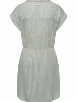 Ragwear Kleider<Damen Blusenkleid - Bahaya Stripe grün gestreift