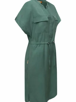 Ragwear Kleider<Damen Blusenkleid - Roisa grün uni