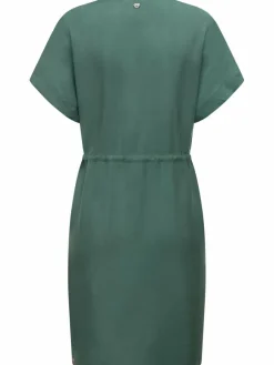 Ragwear Kleider<Damen Blusenkleid - Roisa grün uni