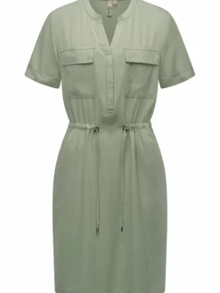 Ragwear Kleider<Damen Blusenkleid - Roisana grün uni