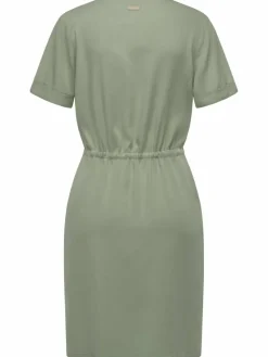 Ragwear Kleider<Damen Blusenkleid - Roisana grün uni
