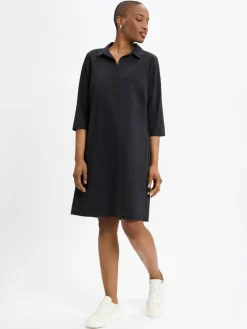 Ambiance Kleider<Damen Blusenklied schwarz uni