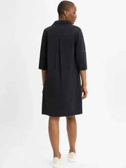 Ambiance Kleider<Damen Blusenklied schwarz uni