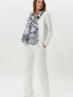 Frank Walder Blusen<Damen Blusenshirt mehrfarbig gemustert