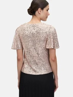 Vera Mont Blusen<Damen Blusenshirt beige uni