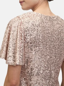 Vera Mont Blusen<Damen Blusenshirt beige uni