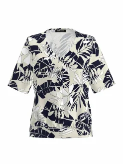 Frank Walder Blusen<Damen Blusenshirt mehrfarbig gemustert