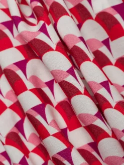 Franco Callegari Blusen<Damen Blusenshirt weiß rot gemustert