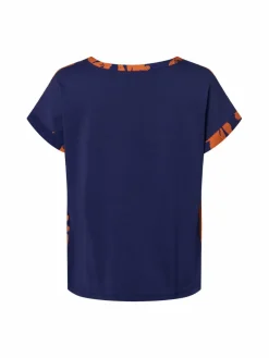 MAERZ Blusen<Damen Blusenshirt marine terra gemustert