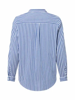 Marie Lund Blusen<Damen Blusenshirt weiß royal gestreift