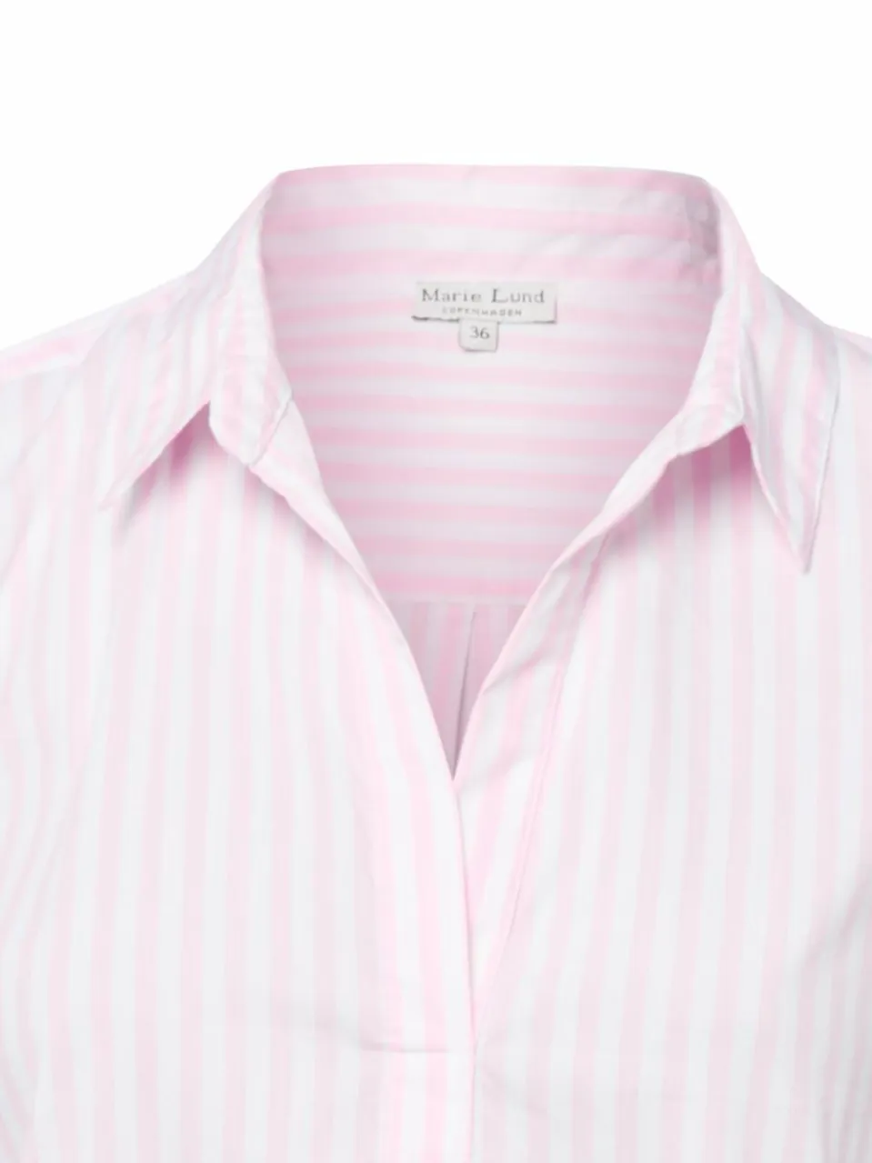 Marie Lund Blusen<Damen Blusenshirt weiß rosa gestreift