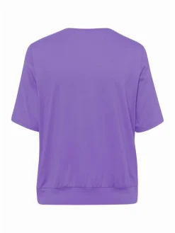 Frank Walder Shirts & Tops<Damen Blusenshirt flieder lila uni