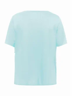 Frank Walder Blusen<Damen Blusenshirt grün uni