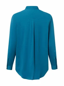 Marie Lund Blusen<Damen Blusenshirt blau uni