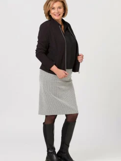 Frank Walder Blusen<Damen Blusenshirt schwarz uni