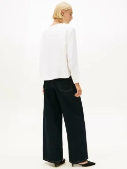 Tommy Hilfiger Blusen<Damen Blusenshirt ecru uni