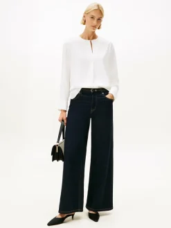 Tommy Hilfiger Blusen<Damen Blusenshirt ecru uni