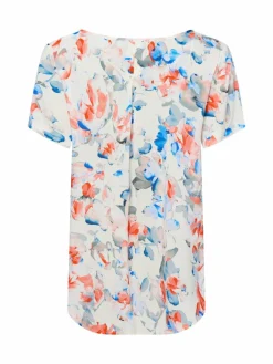 Franco Callegari Blusen<Damen Blusenshirt - Carry weiß koralle gemustert