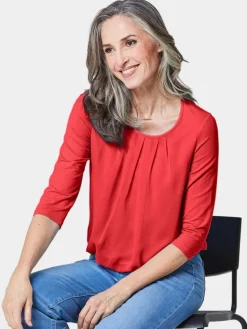 Damen Goldner Blusen><noscript><img width=