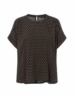 Opus Blusen<Damen Blusenshirt - Femka london schilf marine gemustert