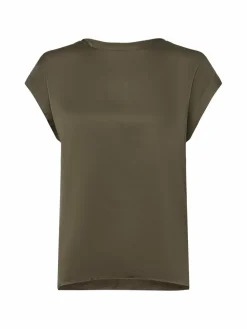 Vila Blusen<Damen Blusenshirt - VIEllette oliv uni