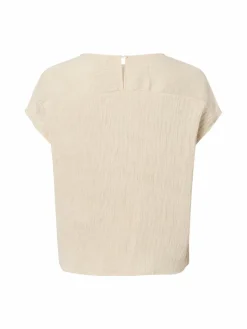 Someday Blusen<Damen Blusenshirt - Zlamea beige strukturiert