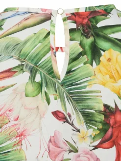 More & More Blusen<Damen Blusentop ecru mehrfarbig bedruckt