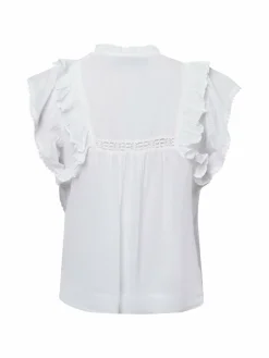 Neo Noir Blusen<Damen Blusentop - Jayla weiß uni