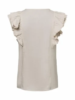 Nümph Blusen<Damen Blusentop - Nuyngva beige uni