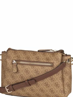 GUESS Taschen & Rucksäcke<Damen Bodybag - Noelle II Tri Comp CB 72120 Logo braun uni