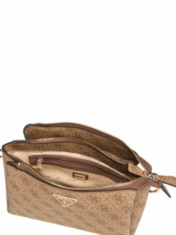 GUESS Taschen & Rucksäcke<Damen Bodybag - Noelle II Tri Comp CB 72120 Logo braun uni