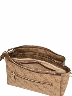 GUESS Taschen & Rucksäcke<Damen Bodybag - Noelle II Tri Comp CB 72120 Logo braun uni