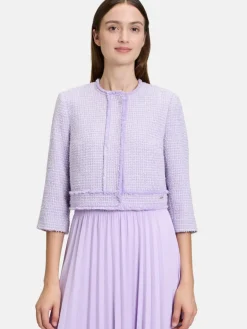 Betty & Co Blazer<Damen Bolero-Jacke flieder uni