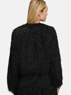 Vera Mont Jacken & Westen<Damen Bomberjacke schwarz uni