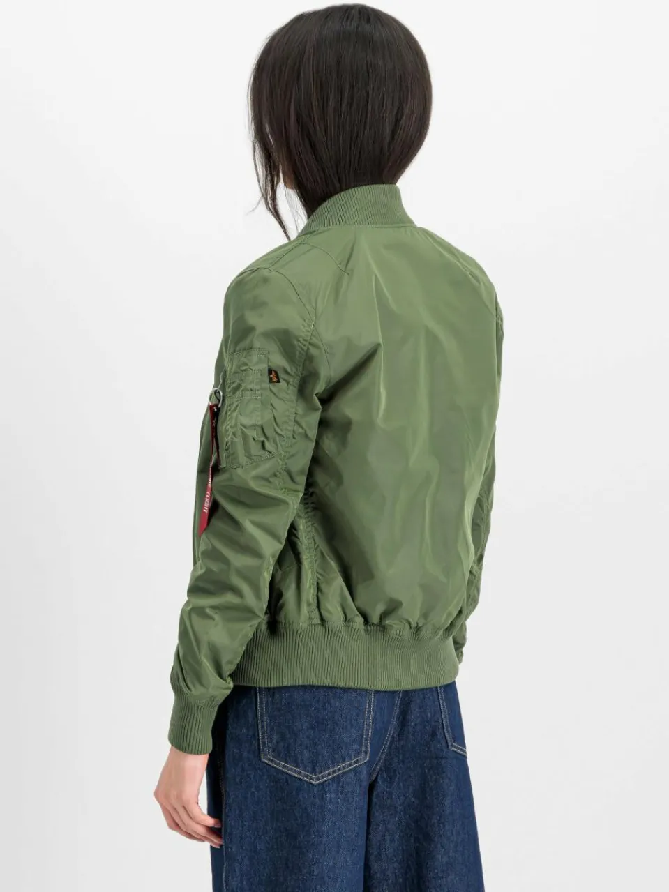 Alpha Industries Jacken & Westen<Damen Bomberjacke grün uni