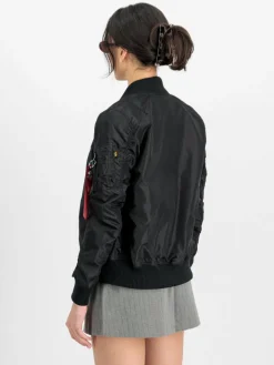 Alpha Industries Jacken & Westen<Damen Bomberjacke schwarz uni