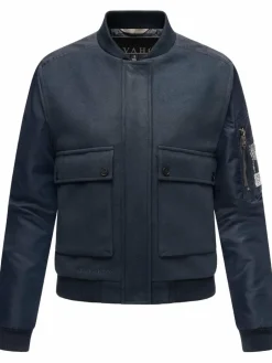 Navahoo Jacken & Westen<Damen Bomberjacke - Willstehaben 14 marine uni