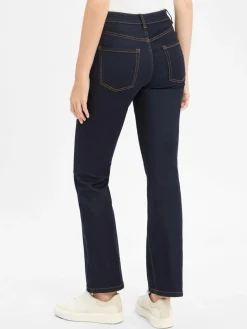 Marie Lund Jeans<Damen Bootcut Jeans marine uni