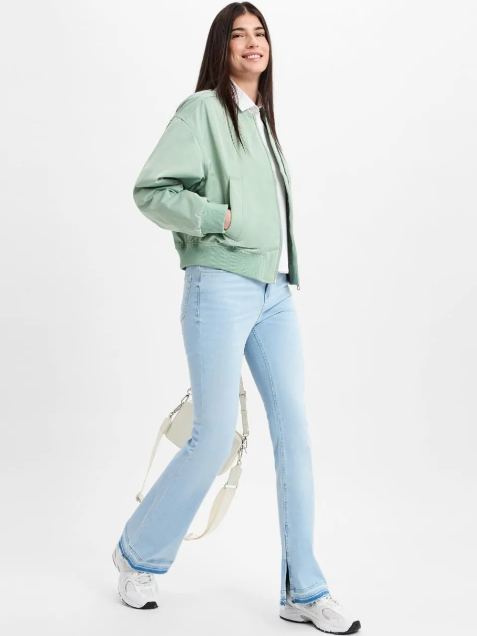 BOSS Orange Jeans<Damen Bootcut-Jeans - C_Rosa bleached uni