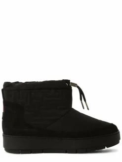 Tommy Hilfiger Boots & Stiefeletten<Damen Boots mit Leder-Anteil schwarz uni