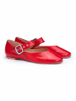 Lloyd Ballerinas<Damen Bootsschuhe rot uni