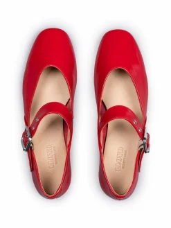 Lloyd Ballerinas<Damen Bootsschuhe rot uni