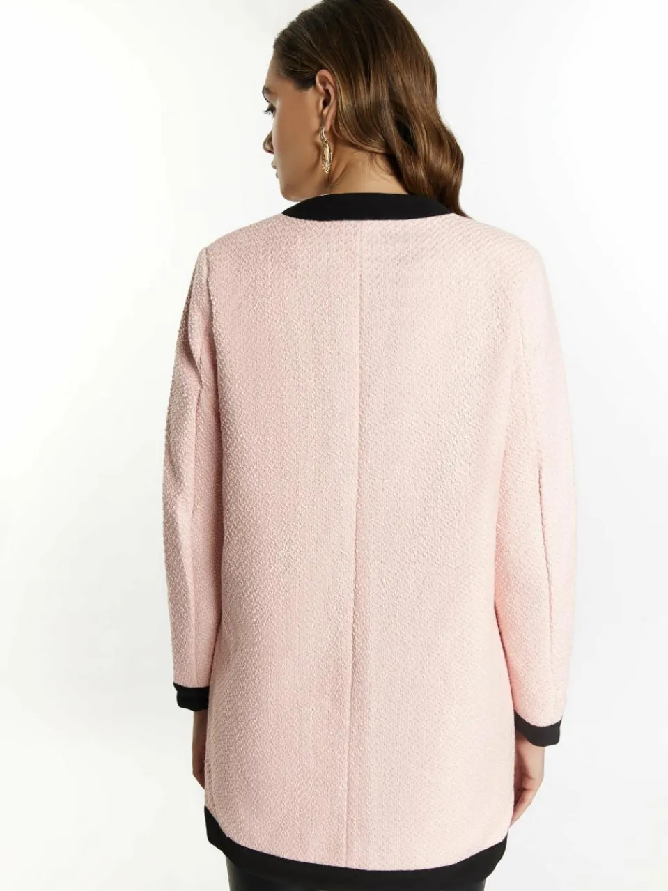 Faina Blazer<Damen Bouclé Blazer rosa uni