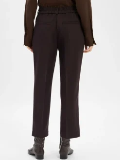 Opus Hosen<Damen Bundfaltenhose - Meeri city schoko uni