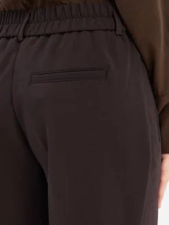 Opus Hosen<Damen Bundfaltenhose - Meeri city schoko uni