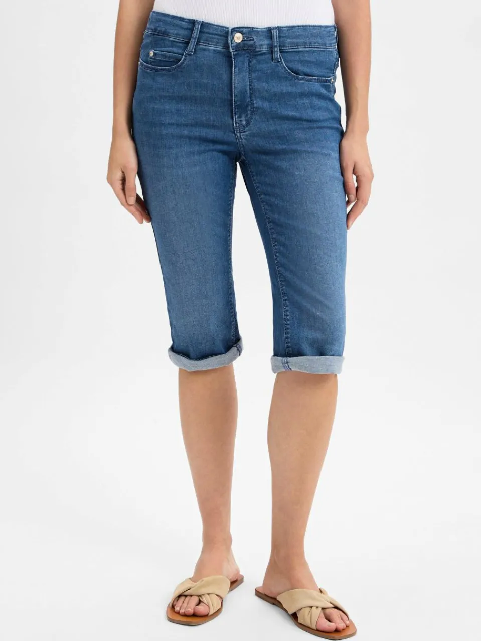 Damen MAC Jeans>Damen Capri-Jeans - Dream Sun