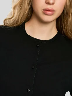 Marc Cain Pullover & Strickjacken<Damen Cardigan schwarz uni