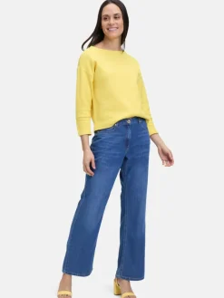 Betty Barclay Jeans<Damen Casual-Hose blau uni